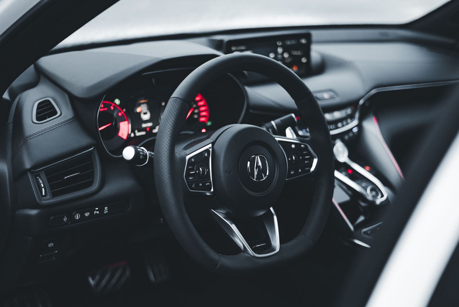 Dashboard of Acura TLX Type S