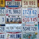 Wall of Car Plate