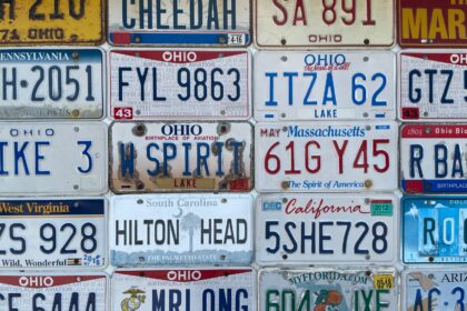 Wall of Car Plate
