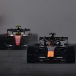 F1 Singapore GP: Max Verstappen wins sprint, George Russell crashes out and McLarens collide