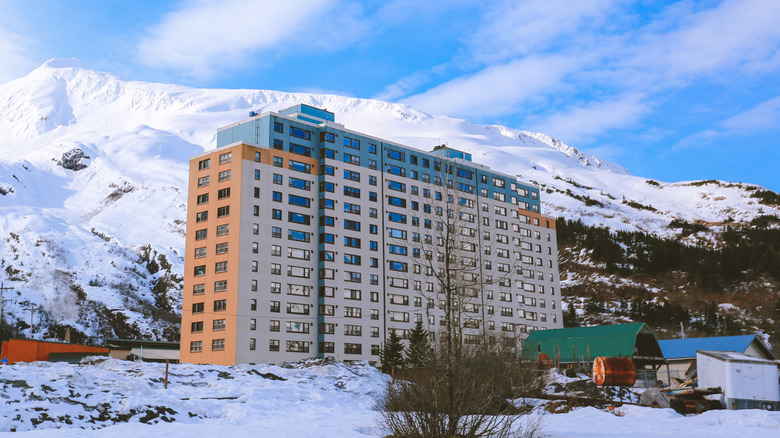 The Road Into This Alaska City Is A One-Lane Tunnel That Cars Share With Trains