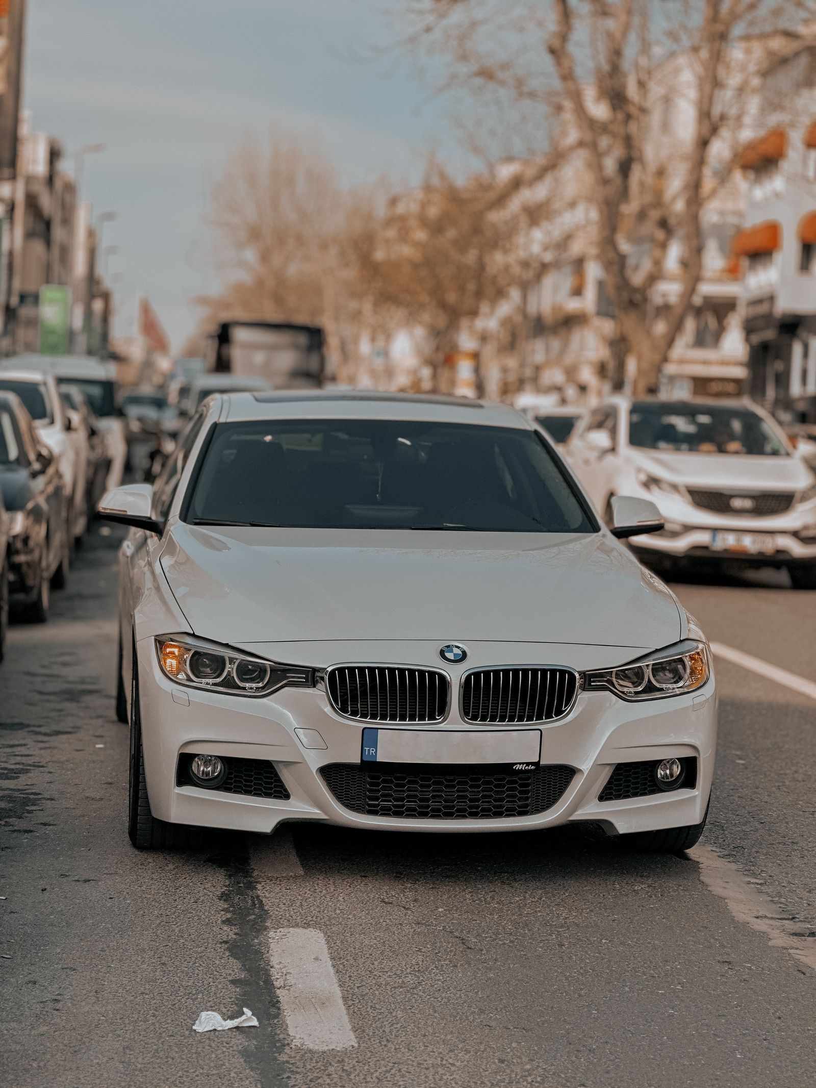 White BMW 3 Series