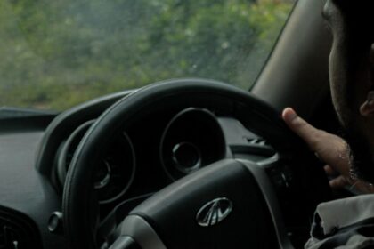 Person Driving a Car