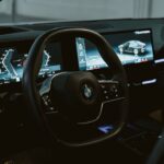 Modern BMW Car Interior with Dashboard Screens