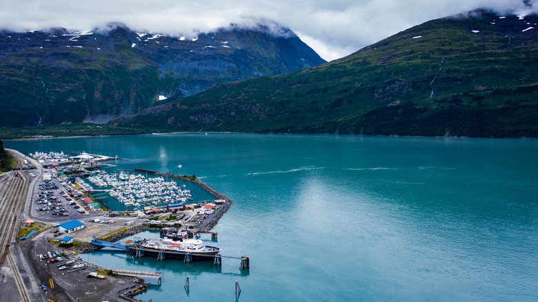 The Road Into This Alaska City Is A One-Lane Tunnel That Cars Share With Trains