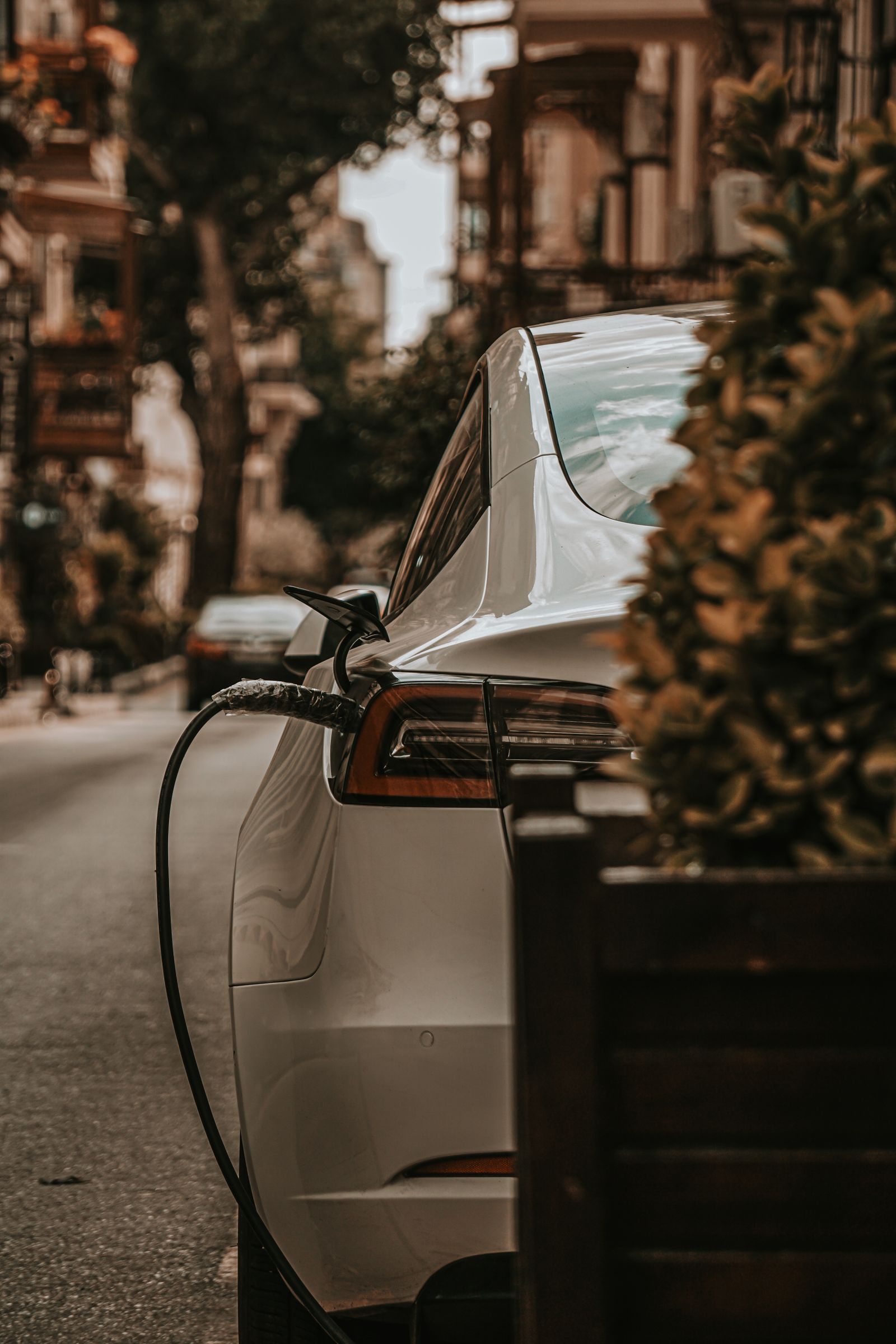 Electric Car while Charging